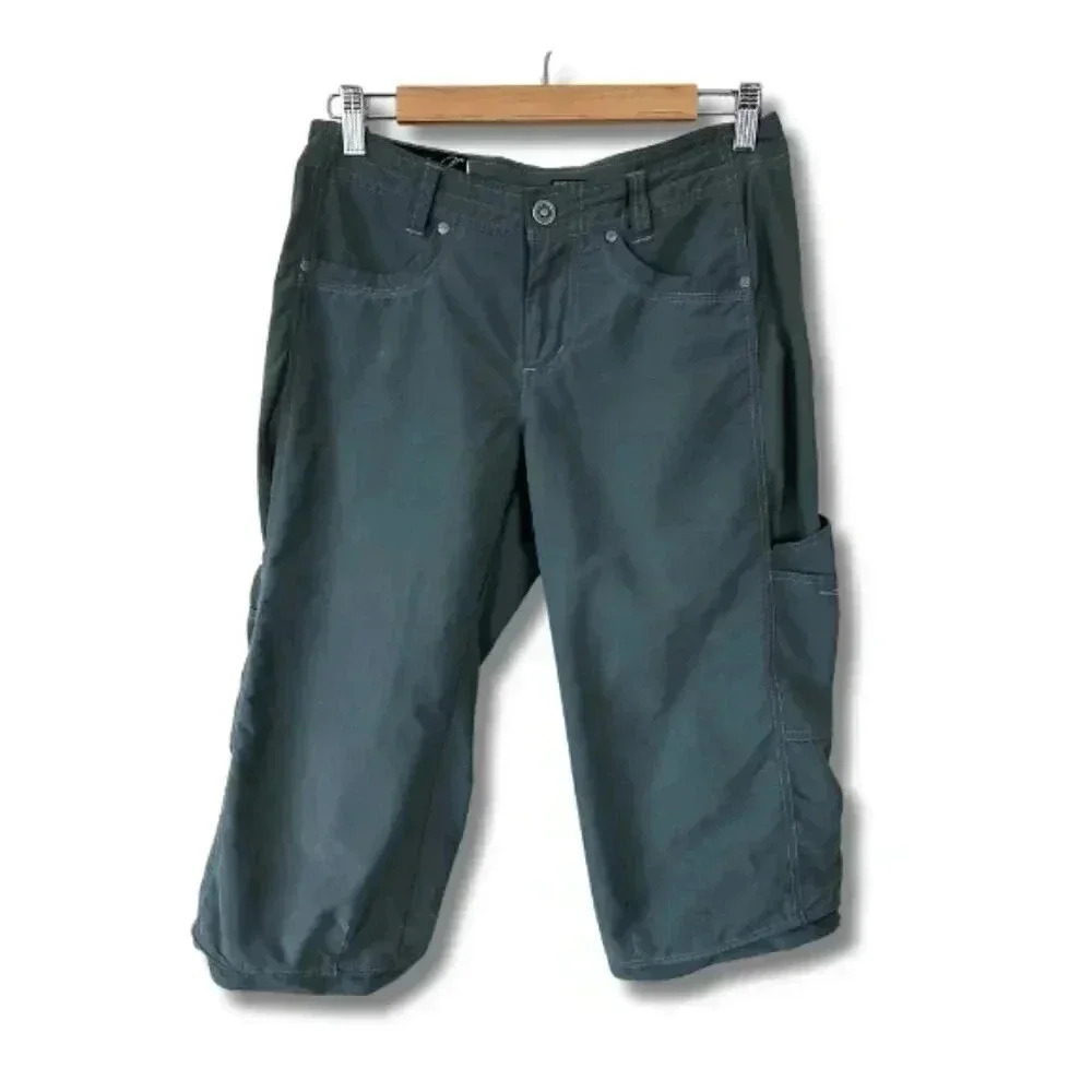 Kuhl Convertible Pant Shorts Outdoor Hiking Evergreen Women's Size 2 Regular